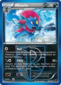 Weavile (Team Plasma) 66/116 · Reverse Holo