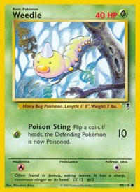 Weedle 099/110 · Reverse Holo