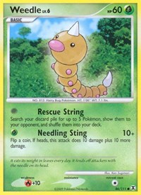Weedle 86/111 · Reverse Holo