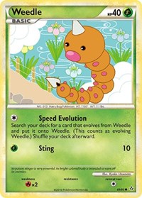 Weedle 69/95 · Reverse Holo