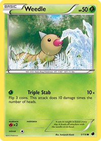 Weedle 1/116 · Reverse Holo