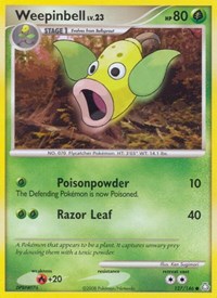 Weepinbell 127/146 · Reverse Holo