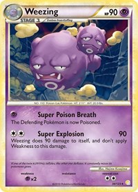 Weezing 34/123 · Reverse Holo