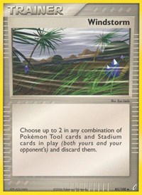 Windstorm 85/100 EX Crystal Guardians Reverse Holo Pokémon card