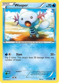 Wooper 21/116 · Reverse Holo