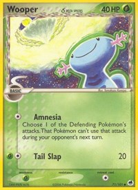 Wooper (Delta Species) 71/101 · Reverse Holo
