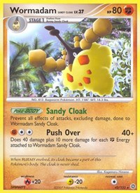 Wormadam Sandy Cloak 42/132 · Reverse Holo