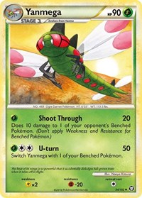 Yanmega 54/102 · Reverse Holo