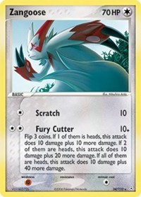 Zangoose 34/110 · Reverse Holo