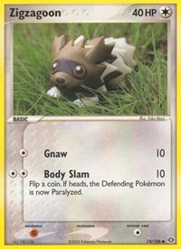 Zigzagoon 74/106 · Reverse Holo