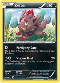 Zorua 70/108 · Reverse Holo