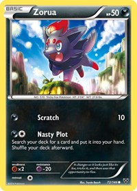 Zorua 72/146 · Reverse Holo