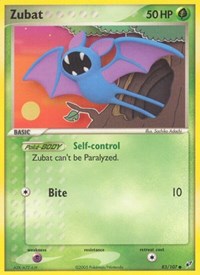 Zubat 83/107 · Reverse Holo
