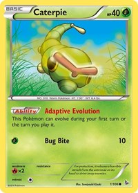 Caterpie 1/106 · Reverse Holo