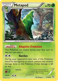 Metapod 2/106 · Reverse Holo