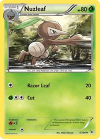 Nuzleaf 6/106 · Reverse Holo