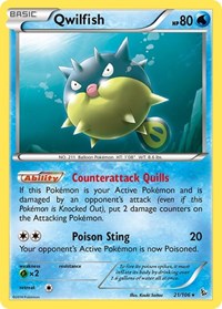 Qwilfish 21/106 · Reverse Holo