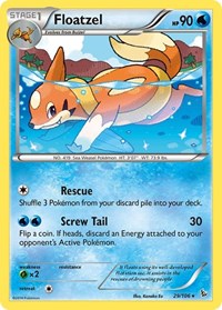 Floatzel 29/106 · Reverse Holo