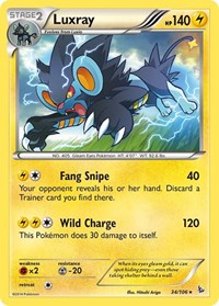 Luxray 34/106 · Reverse Holo