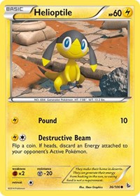 Helioptile 36/106 · Reverse Holo