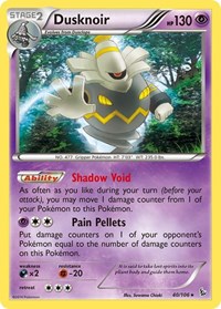 Dusknoir 40/106 · Reverse Holo