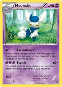 Meowstic 43/106 · Reverse Holo