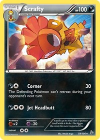 Scrafty 59/106 · Reverse Holo