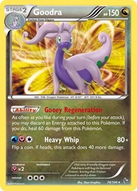 Goodra 74/106 · Reverse Holo