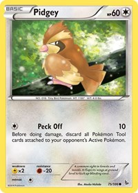 Pidgey 75/106 · Reverse Holo