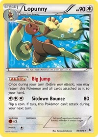 Lopunny 85/106 · Reverse Holo