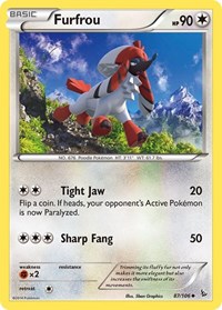 Furfrou 87/106 · Reverse Holo