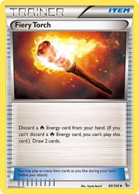 Fiery Torch 89/106 Flashfire Reverse Holo Pokémon card