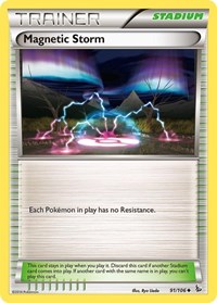 Magnetic Storm 91/106 Flashfire Reverse Holo Pokémon card