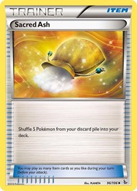 Sacred Ash 96/106 Flashfire Reverse Holo Pokémon card