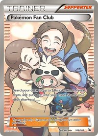 Pokemon Fan Club (106 Full Art) 106/106 Flashfire Pokémon card