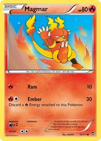 Magmar 10/111 · Reverse Holo