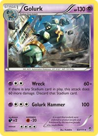 Golurk 43/111 · Reverse Holo