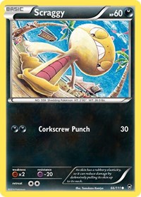 Scraggy 66/111 · Reverse Holo