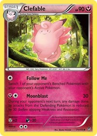 Clefable 71/111 · Reverse Holo
