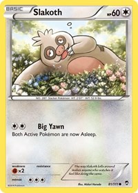 Slakoth 81/111 · Reverse Holo