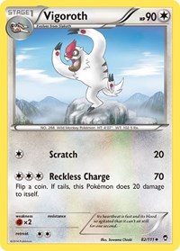 Vigoroth 82/111 · Reverse Holo