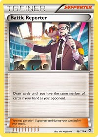 Battle Reporter 88/111 Furious Fists Reverse Holo Pokémon card
