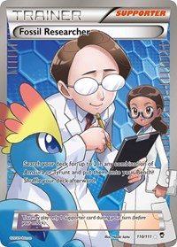 Fossil Researcher (110 Full Art) 110/111 Furious Fists Pokémon card