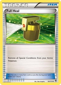 Full Heal 93/111 Furious Fists Reverse Holo Pokémon card