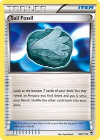 Sail Fossil 98/111 Furious Fists Reverse Holo Pokémon card