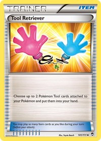 Tool Retriever 101/111 Furious Fists Reverse Holo Pokémon card