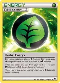 Herbal Energy 103/111 Furious Fists Reverse Holo Pokémon card