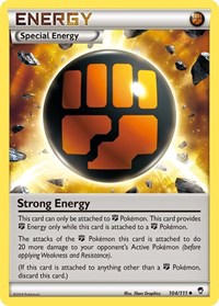 Strong Energy 104/111 Furious Fists Reverse Holo Pokémon card