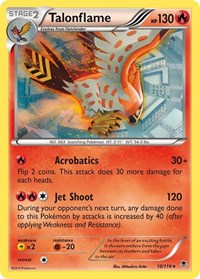 Talonflame 10/119 · Reverse Holo