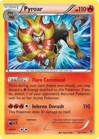 Pyroar 12/119 · Reverse Holo